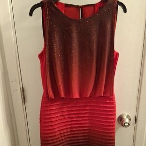 R&M Richards Vibrant Red Dress